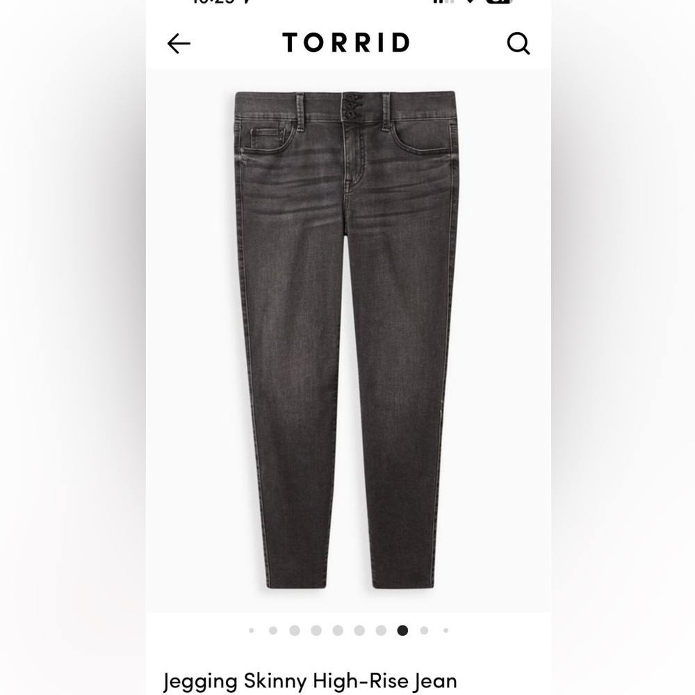 Torrid black jeggings new with tags